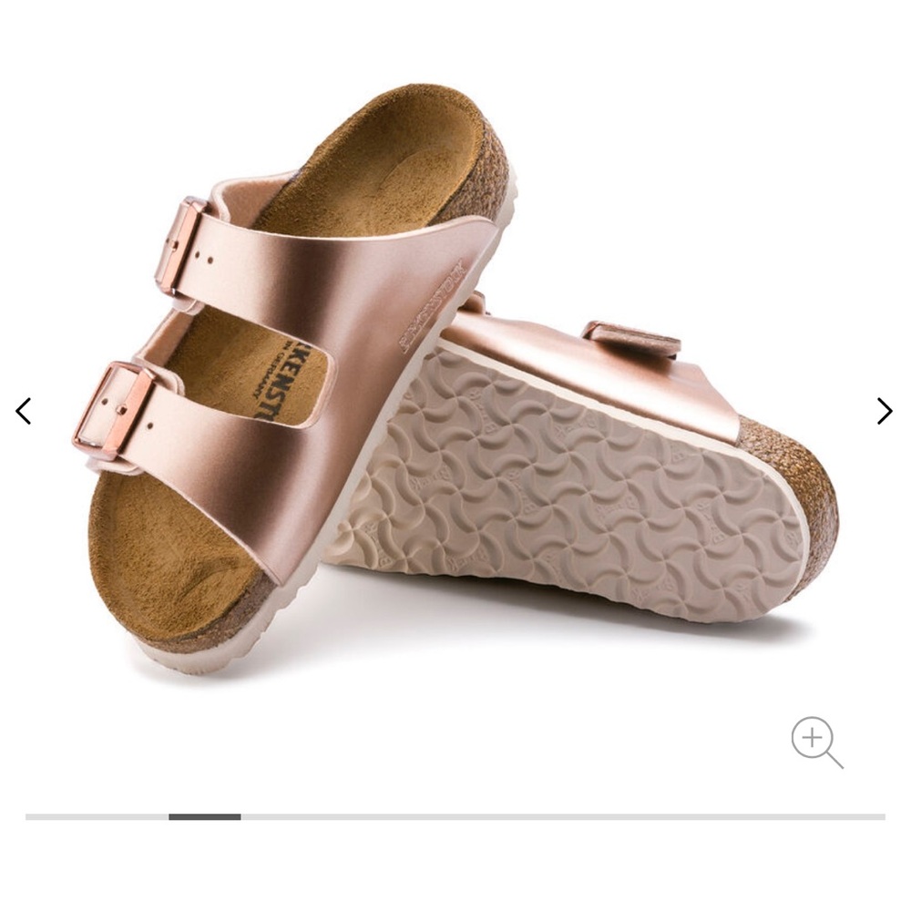 Birkenstock Arizona Kids Birko-Flor, Rose Gold